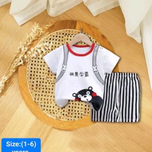 Cotton Baby T-Shirt and Pant Set - Cute & Comfortable Outfit for Infants