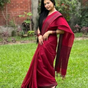 Cotton Blend Saree for Elegant Traditional Wear