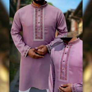 Cotton Embroidered Panjabi Shirt - Premium Soft Fabric for Comfort