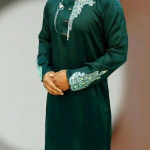 Cotton Embroidered Panjabi - Soft, Stylish Traditional Wear for Men