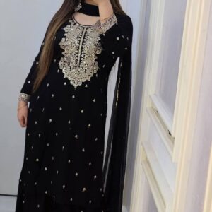 Cotton Garara Set - Elegant Three-Piece Outfit for Stylish Occasions