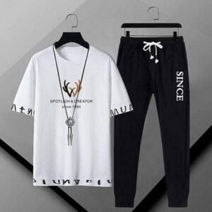 Cotton Mash T-Shirt and Full Pant Set for Ultimate Comfort and Style