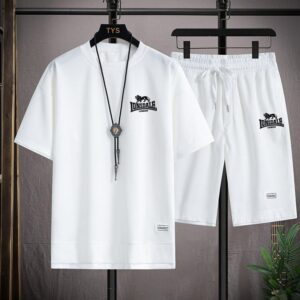 Cotton Mash T-Shirt and Short Set for Stylish Comfort
