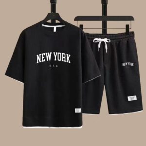 Cotton Mash T-Shirt and Shorts Set for Comfortable Everyday Wear