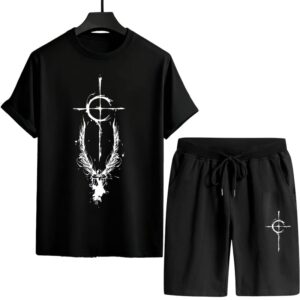 Cotton Mash T-Shirt and Shorts Set for Stylish Comfort