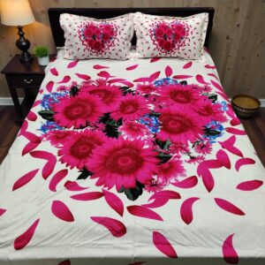 Cotton Panel Bed Sheet Set - Soft, Stylish Bedding for a Cozy Sleep