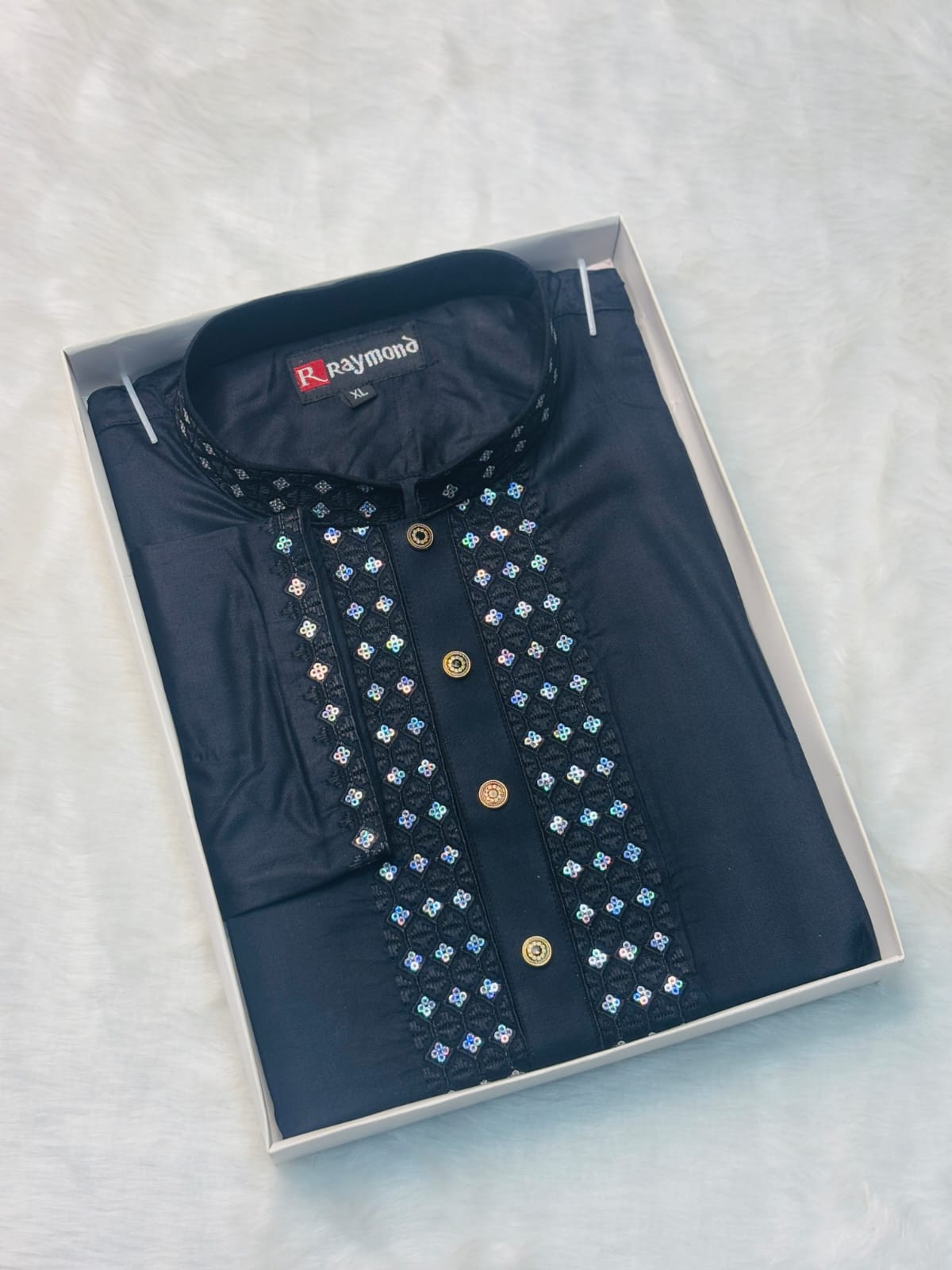 Cotton Panjabi for Men – Elegant Sequence Design Ethnic Wear % Cotton Panjabi for Men – Elegant Sequence Design Ethnic Wear