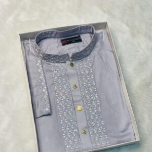 Cotton Sequence Panjabi for Men - Elegant Traditional Wear