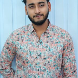 Cotton Shirt with Digital Print