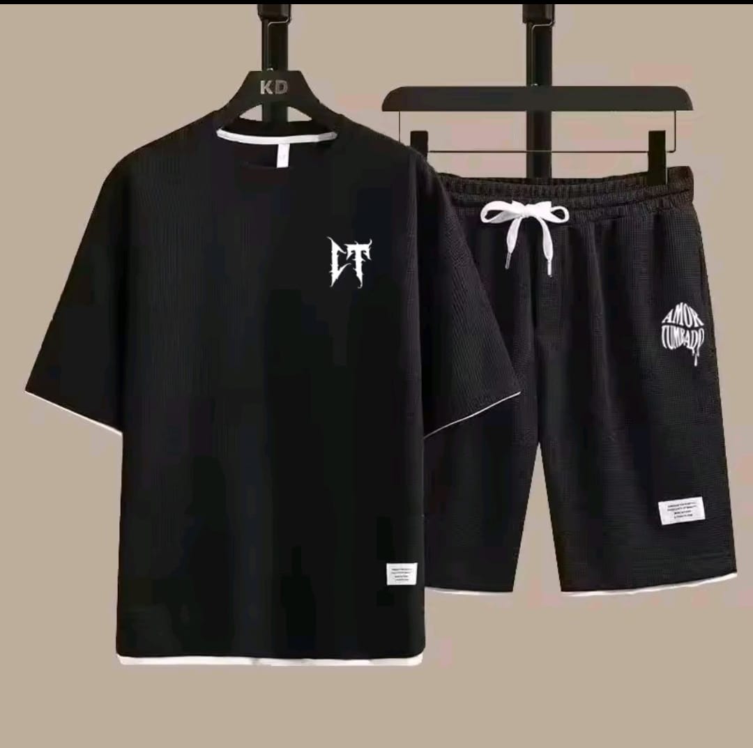 Cotton T-Shirt and Shorts Set for Ultimate Comfort and Style % Cotton T-Shirt and Shorts Set for Ultimate Comfort and Style