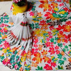 Couple's Sharee Panjabi Set with Blouse Piece | Elegant Festive Attire
