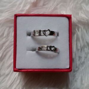 Couple's Unique Love Finger Rings for Men and Women - Stylish Set