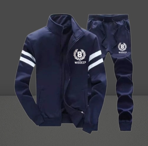 CVC Fabric Jacket and Trouser Set for Stylish Comfort % CVC Fabric Jacket and Trouser Set for Stylish Comfort