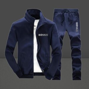 CVC Fabric Jacket and Trouser Set for Stylish Comfort