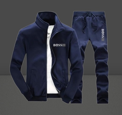 CVC Fabric Jacket and Trouser Set for Stylish Comfort % CVC Fabric Jacket and Trouser Set for Stylish Comfort