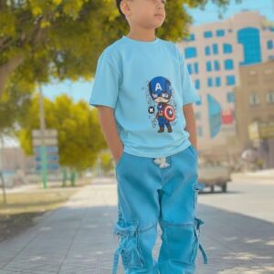 Denim Pant and T-Shirt Set for Boys – Stylish Casual Outfit
