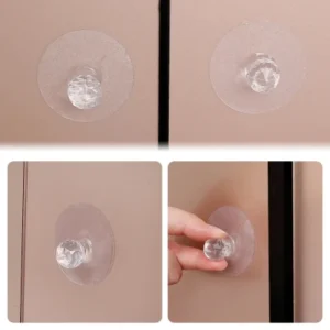 Diamond Crystal Drawer Knobs Set - 4PCS Self-Adhesive Acrylic Handles for Cabinets and Wardrobes