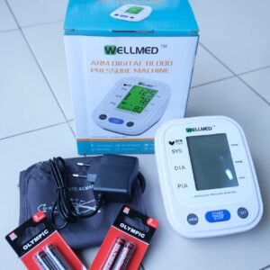 Digital Arm Blood Pressure Monitor by Wellmed - Battery Not Included