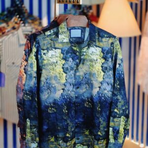 Digital Dubi Cotton Long-Sleeve Shirt