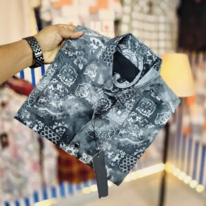 Digital Dubi Print Cotton Full‑Sleeve Shirt