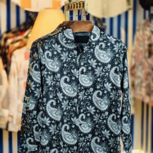 Digital Dubi Printed Cotton Full‑Sleeve Casual Shirt