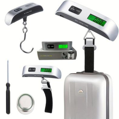Digital Luggage Scale - 50kg Capacity with LCD Display for Travel and Baggage % Digital Luggage Scale - 50kg Capacity with LCD Display for Travel and Baggage
