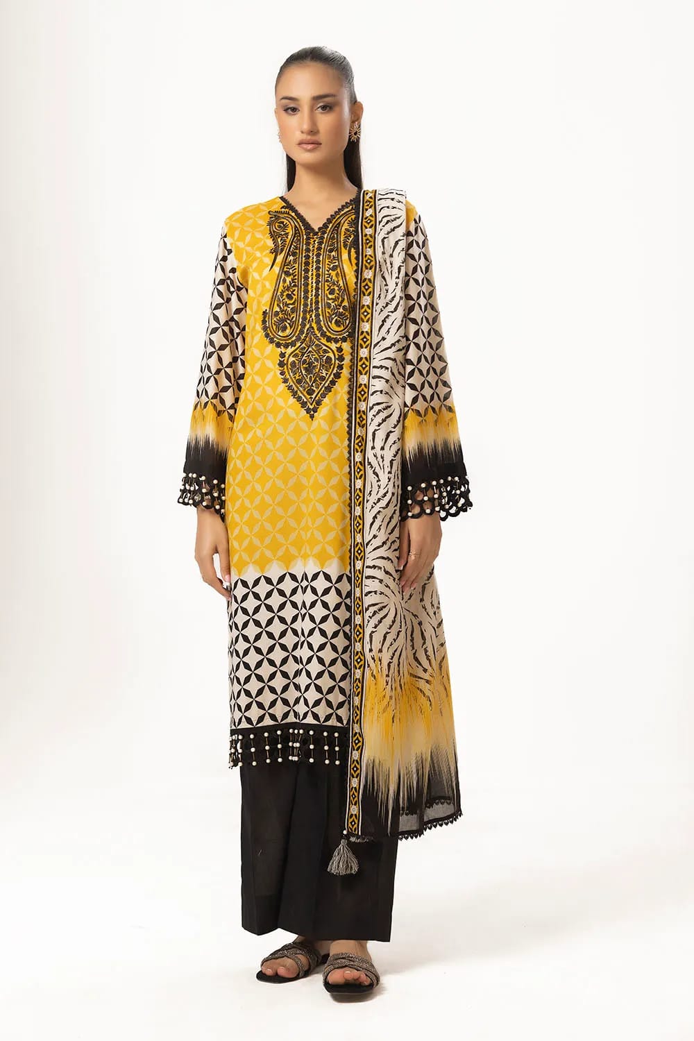 Digital Print 3-Piece Set - Stylish and Versatile Outfit % Digital Print 3-Piece Set - Stylish and Versatile Home Decor