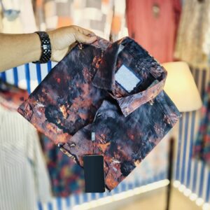 Digital-Print Dubi Cotton Full-Sleeve Shirt