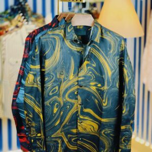 Digital-Print Dubi Cotton Full-Sleeve Shirt
