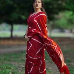 Digital Print Saree with Matching Blouse Piece - Elegant Ethnic Wear