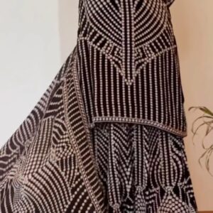 Digital Print Three-Piece Set for Eid Celebrations - Elegant Style