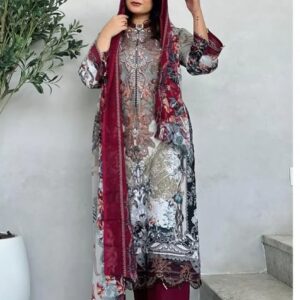Digital Print Three-Piece Set - Stylish and Versatile Fashion Ensemble
