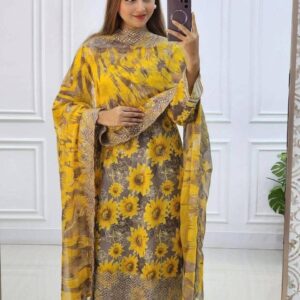 Digital Print Three-Piece Set - Stylish & Versatile Fashion Ensemble