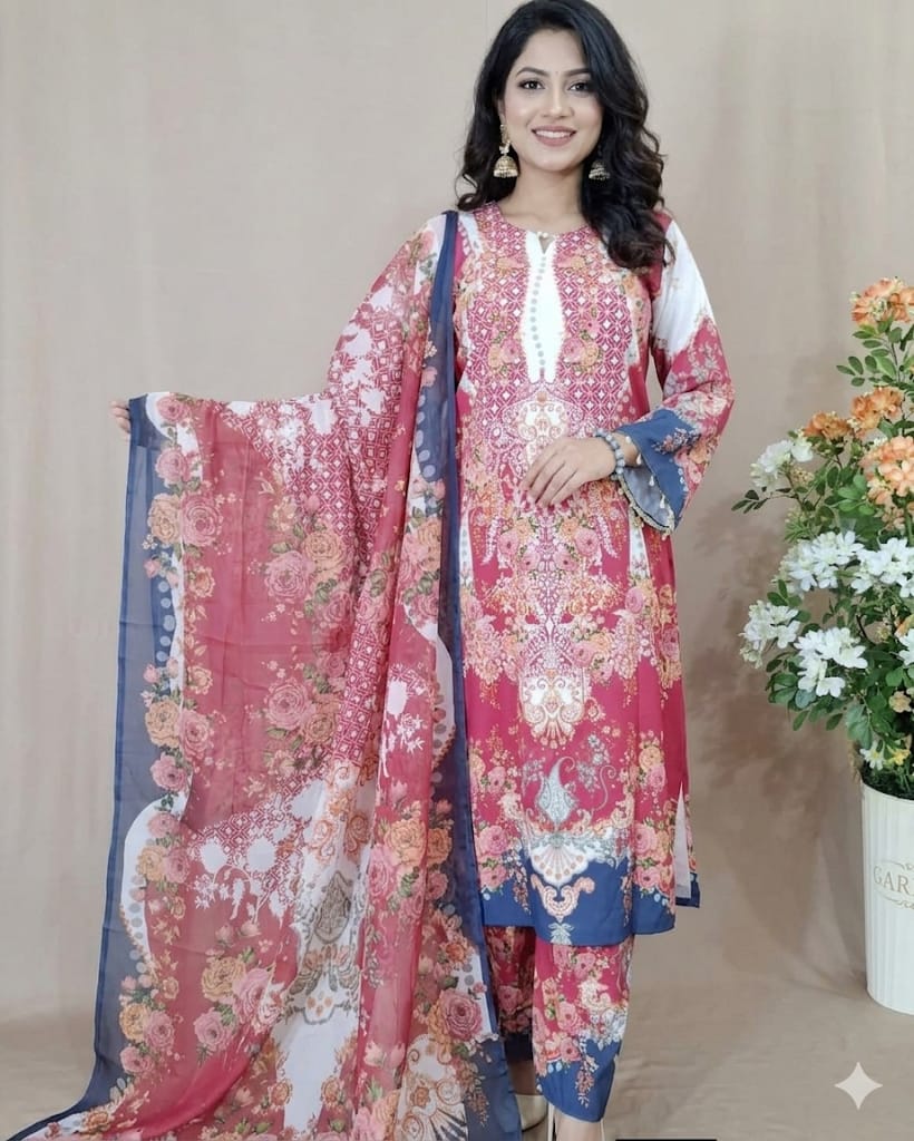 Digital Printed 3-Piece Set - Stylish Collection % Digital Printed 3-Piece Set - Stylish Home Décor Collection