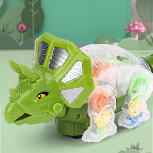 Dinosaur-Themed Musical Toy with Flashing Lights for Kids
