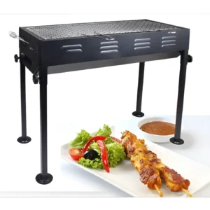 Double Layer Portable Japanese BBQ Grill for Perfect Outdoor Cooking