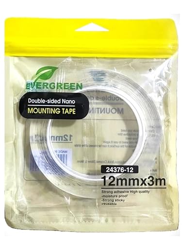 Double-Sided Transparent Nano Tape - Reusable Waterproof Adhesive, 3m x 30mm % Double-Sided Transparent Nano Tape - Reusable Waterproof Adhesive, 3m x 30mm