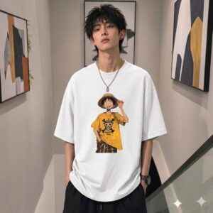 Drop-Shoulder T-Shirt — Stylish Relaxed-Fit Casual Tee