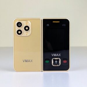 Dual Display Vmax V72 Flip Mobile Phone - Premium Stylish Design