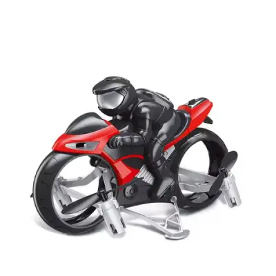 Dual-Mode Drone Car: Flying Motorcycle for Land and Air Adventures % Dual-Mode Drone Car: Flying Motorcycle for Land and Air Adventures