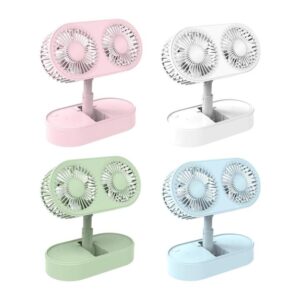Dual Motor Portable Table Fan - Compact and Efficient Cooling Solution