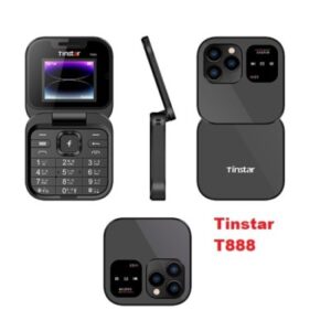 Dual Sim Box Shape Folding Phone - Tinstar T888, Compact & Stylish Design