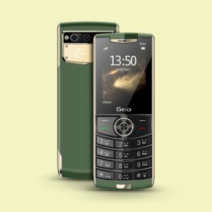 Dual-SIM Geo R44 Smartphone with Premium Leather Finish