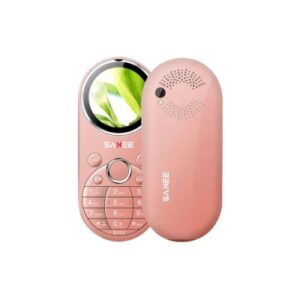 Dual SIM Stylish Button Phone in Pink – Sanee S113 Mobile Device