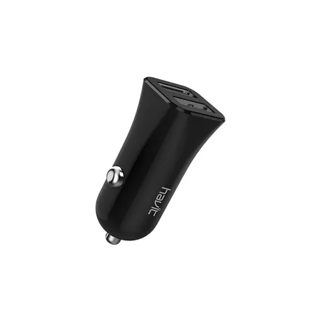 Dual USB Car Charger by Havit - Fast Charging for Smartphones and Devices % Dual USB Car Charger by Havit - Fast Charging for Smartphones and Devices