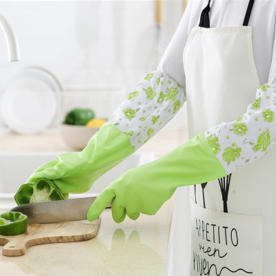 Durable Multi-Color Rubber Dishwashing Gloves for Kitchen Cleaning % Durable Multi-Color Rubber Dishwashing Gloves for Kitchen Cleaning