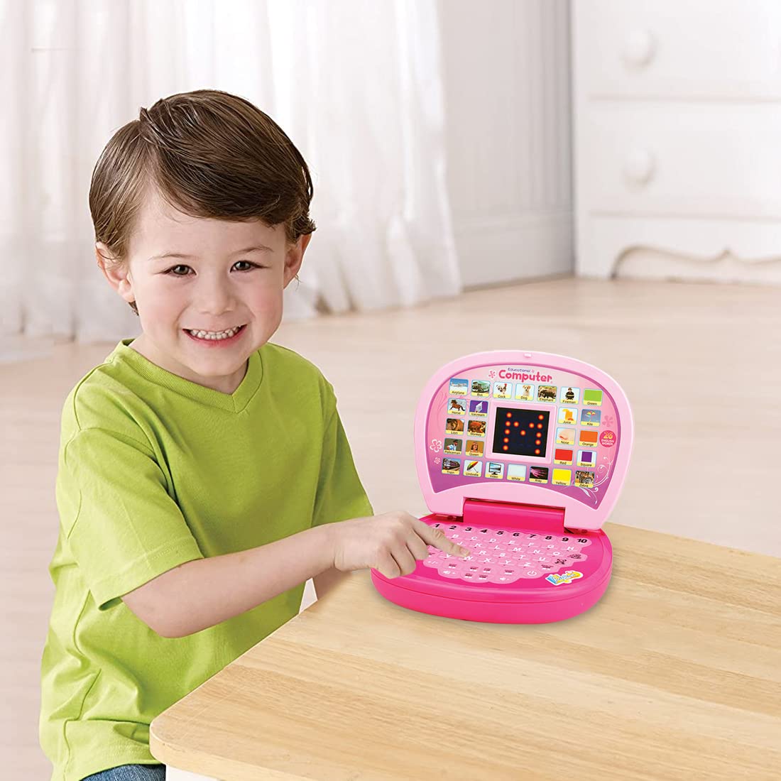 Educational Kids Laptop Toy - Interactive Learning Device for Ages 1-6 with Sound and Activity Charts % Educational Kids Laptop Toy - Interactive Learning Device for Ages 1-6 with Sound and Activity Charts