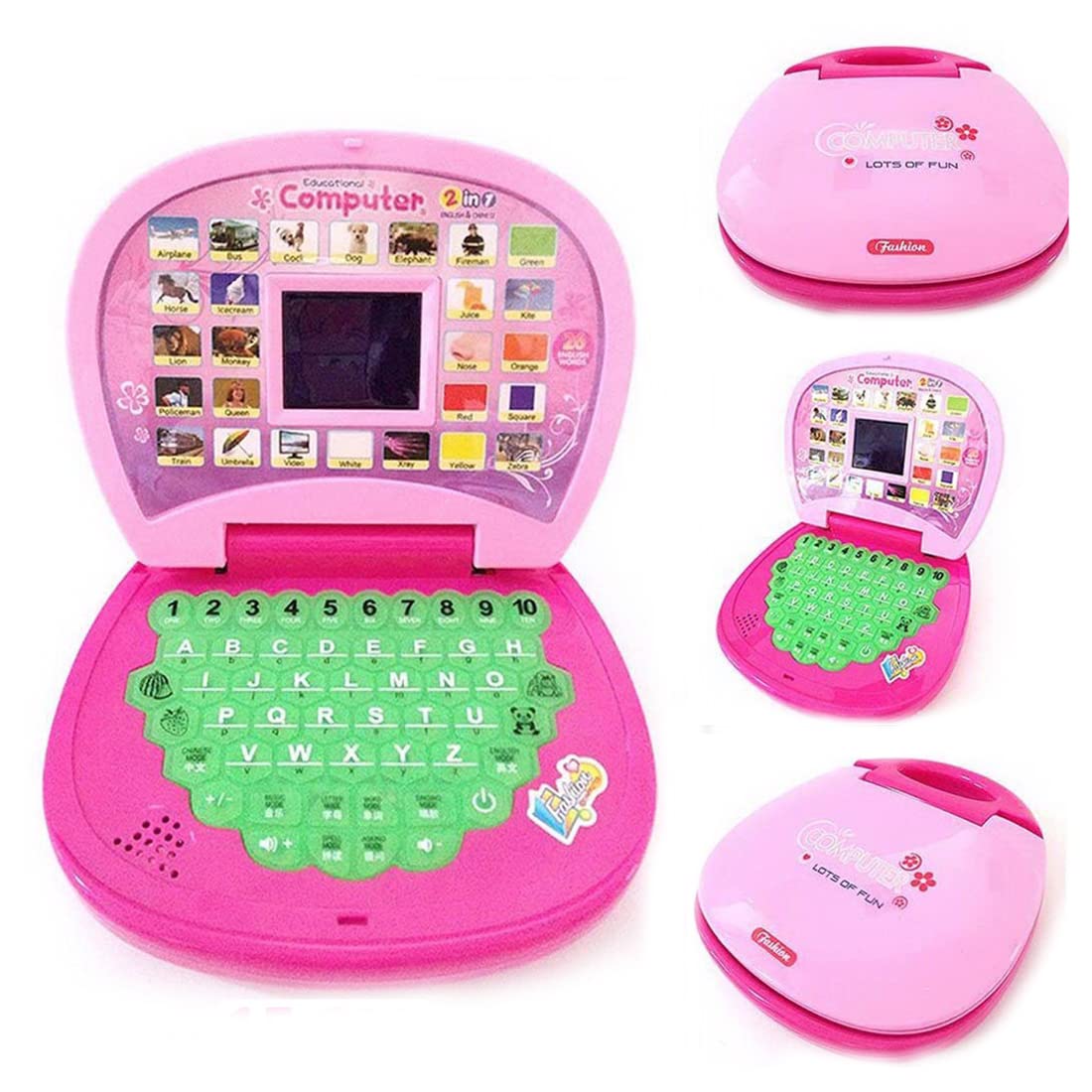 Educational Kids Laptop Toy - Interactive Learning Device for Ages 1-6 with Sound and Activity Charts % Educational Kids Laptop Toy - Interactive Learning Device for Ages 1-6 with Sound and Activity Charts
