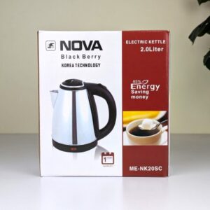 Electric Kettle 2.0L - Nova ME-NK 20SC for Quick Boiling and Stylish Design
