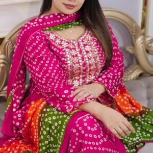 Elegant 3-Piece Chunri Boutique Dress Set for Stylish Occasions